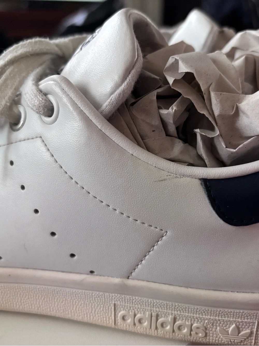 Adidas Stan Smith Primegreen White Navy Men’s Size 11 Classic Sneakers